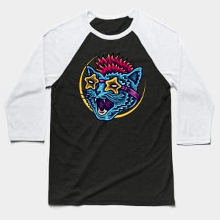 Funky cat style Baseball T-Shirt